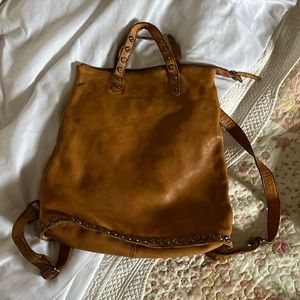 Free people leather slouch bag